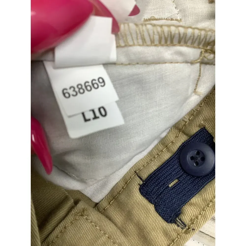 The Children’s Place Boy's 4 Tan Uniform Stretch Skinny Preppy Chino Pants G7-22